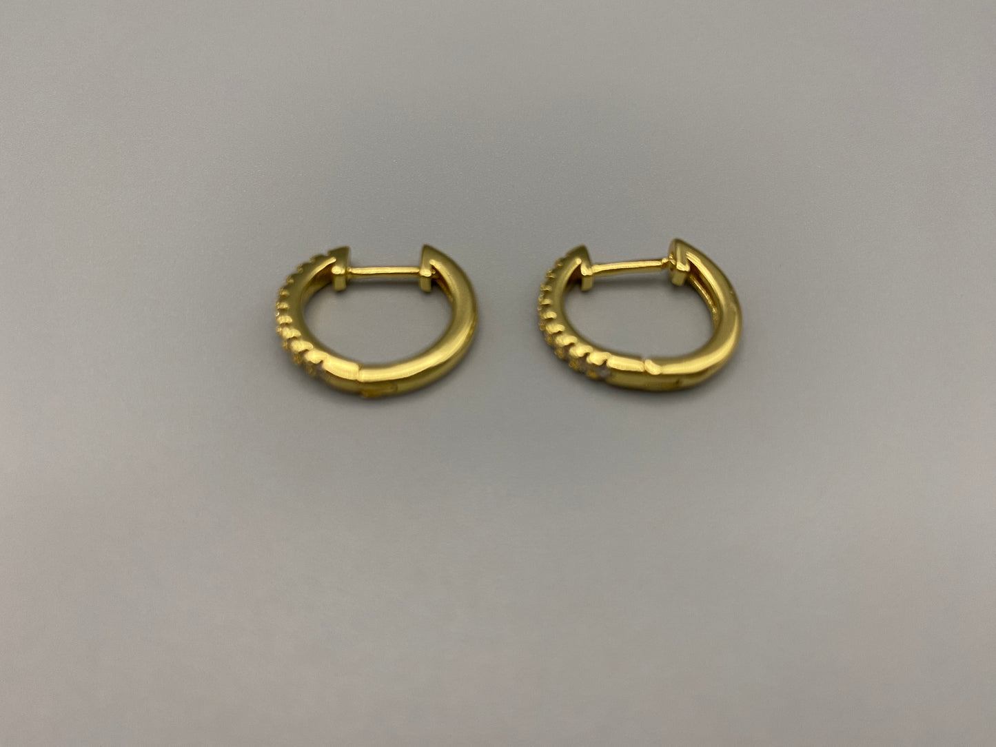 “Taga Elegant Hoop Earrings Gold: A perfect blend of sophistication and modern design, featuring gold plating for a luxurious finish, durable stainless steel construction, and sparkling zirconia gems. Stylish and contemporary, perfect for any occasion.”