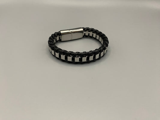  “Urban Edge Bracelet Collection featuring stainless steel wrist wear designed for the modern man, combining style and functionality with a casual and sporty aesthetic, perfect for any occasion.”