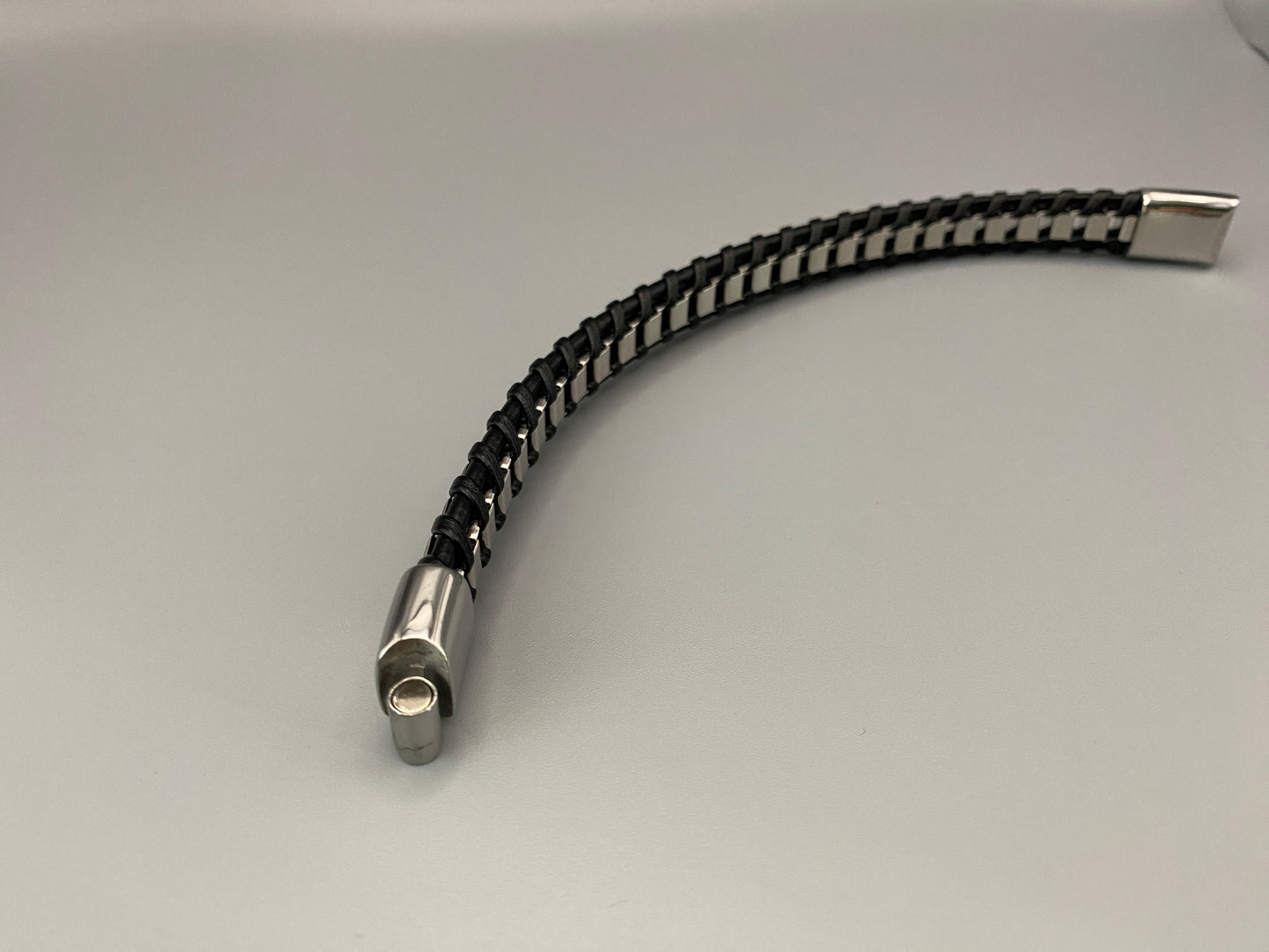  “Urban Edge Bracelet Collection featuring stainless steel wrist wear designed for the modern man, combining style and functionality with a casual and sporty aesthetic, perfect for any occasion.”