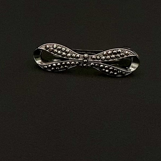 Jasmine Dazzling Hair Clip Black
